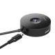 Baseus Hub 4in1 USB - USB 3.0 + 3x USB 2.0 15cm - Juodas
