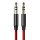 Baseus Yiven audio kabelis 3.5mm AUX 1m - Raudonas