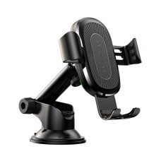 Baseus Gravity Car Mount with inductive charger Qi - Black