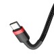 Baseus Cafule Cable USB-C PD 2.0 QC 3.0 60W 2m - Black / Red