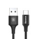 Baseus Rapid Cable USB-C LED 2m 2A - Black