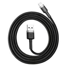 Baseus Cafule USB Lightning Cable 1.5A 2m - Grey / Black