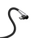 Baseus Sharp Bird micro USB kabelis 1.5A 2m - Juodas