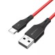 BlitzWolf BW-TC15 USB-C kabelis 3A 1.8m - Raudonas