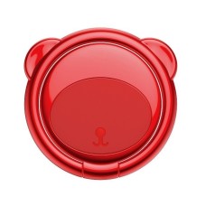Baseus telefono laikiklis / žiedas lokio formos - Raudonas