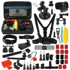 Puluz 53 in 1 Accessory set for action cameras PKT09