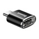 Baseus USB to USB C Adapter 2.4A - Black