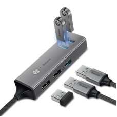 Baseus USB HUB adapteris 3x USB 3.0 + 2x USB 2.0 