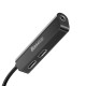 Baseus L52 garso adapteris iš Lightning į 3.5mm ir 2x Lightning - juodas