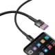 Baseus Cafule USB-C cable Huawei SuperCharge QC 3.0 5A 1m - Black / Gray