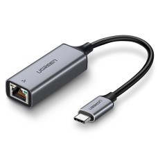 UGREEN adapteris su USB-C - RJ45 jungtimis, Gigabit Ethernet 