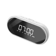 Baseus Encok E09 Wireless Bluetooth Speaker clock - White