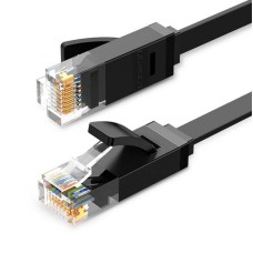 UGREEN Ethernet RJ45 Flat Network Cable Cat.6 UTP 2m - Black