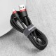 Baseus Cafule USB-C cable 2A 3m - Black / Red