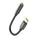 Baseus L54 garso adapteris USB-C + mini AUX 3.5mm - juodas