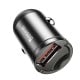 Baseus Tiny Star Mini greito įkrovimo automobilinis įkroviklis USB 30W - Pilkas