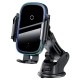 Baseus Light Electric Car Holder with Qi inductive charger - Black