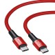 Baseus USB Type-C kabelis PD2.0 60W 20V 3A 2m - Raudonas