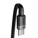 Baseus Cafule PD2.0 100W fast charging USB For Type-C cable 20V 5A 2m - Grey / Black