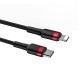 Baseus Cafule Cable Type-C to iP PD 18W 1m - Red / Black