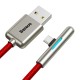 Baseus iridescent Lamp HW flash kabelis USB-C 40W 1m - Raudonas