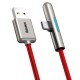 Baseus iridescent Lamp HW flash kabelis USB-C 40W 1m - Raudonas