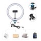 Puluz 1.1m Tripod Mount + 10inch 26cm RGBW LED Ring