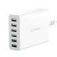 Blitzwolf BW-S15 Charger 6x USB, QC 3.0, 60 W (white) 