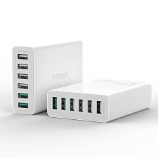 Blitzwolf BW-S15 Charger 6x USB, QC 3.0, 60 W (white) 