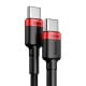 Baseus Cafule PD2.0 100W flash charging USB-C cable 20V 5A 2m - Red / Black