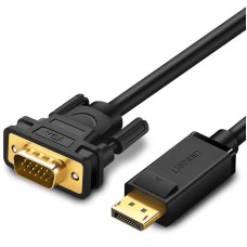 Cable DisplayPort to VGA UGREEN DP105 FullHD one way 1.5m - Black