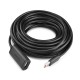 Extension cable USB 2.0 UGREEN US121 10m - Black