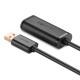 UGREEN US121 active USB 2.0 extension cable 15m - Black