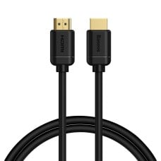 Baseus 2x HDMI 2.0 4K 60Hz kabelis 3D HDR 18Gbps 1m - Juodas