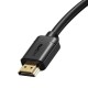 Baseus 2x HDMI 2.0 4K 60Hz Cable 3D HDR 18Gbps 1m - Black