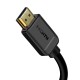 Baseus HDMI - HDMI 2.0 4K 30Hz kabelis 3D HDR 18Gbps 5m Juodas