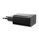 Baseus įkroviklio USB C tipo maitinimo šaltinis 18W 3A + USB C tipo laidas - lightning 2.4A 1m juodas 1vnt.