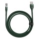 USB magnetic cable - USB-C Baseus Zinc 5A 1m - Green