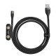 Baseus Fast 4in1 USB kabelis prie USB-C / Lightning / Micro 3A 1m - Pilkas / Juodas