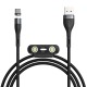 Baseus Fast 4in1 USB kabelis į USB-C / Lightning / Micro 5A 1m - Juodas / Pilkas