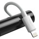 Baseus Simple Wisdom Data Cable Kit USB-C to Lightning PD 20W (2PCS/Set) 1.5m White