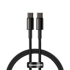 Baseus Tungsten Gold Cable Type-C to Type-C 100W 2m - Black