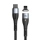Baseus Zinc magnetinis USB-C - Lightning kabelis 20W 1m - Juodas