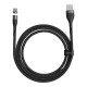 Baseus Zinc magnetinis kabelis USB-C 3A 1m - Juodas