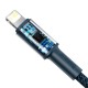 Baseus High Density Braided Cable Type-C to Lightning PD 20W 1m - Blue