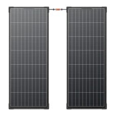2 EcoFlow 130 W fotovoltinių plokščių rinkinys (tvirtos konstrukcijos)