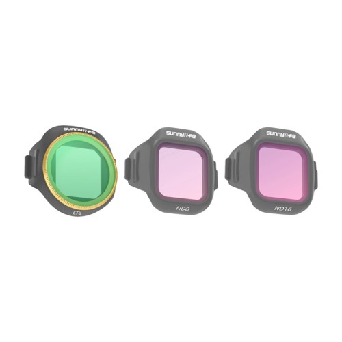 Set of 3 Sunnylife CPL + ND8 + ND16 filters for MINI 5 Pro Set of 3 Sunnylife CPL + ND8 + ND16 filters for MINI 5 Pro