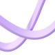 3 viename Joyroom Spalvingas USB į USB-C / Lightning / Micro USB laidas 3.5 A, 1 m (violetinė)