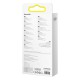 3in1 USB laidas Baseus Flash II serija, USB-C + mikro USB + Lightning, 66 W, 1.2 m (juodas)