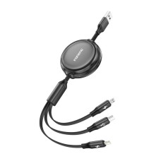 3w1 Foneng X113 1.1M Czarny Cable